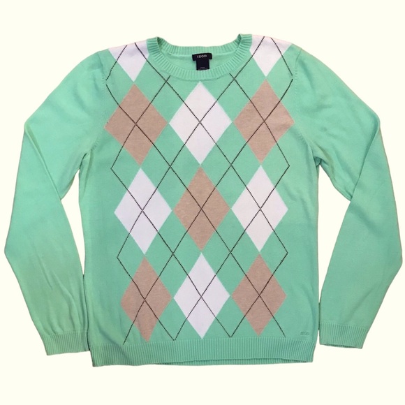 IZOD Argyle Light Sweater - Picture 1 of 3